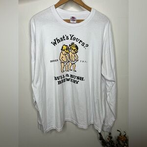 Bayside “What’s Yours” Bull & Bush Tee-Denver Co (Unisex)